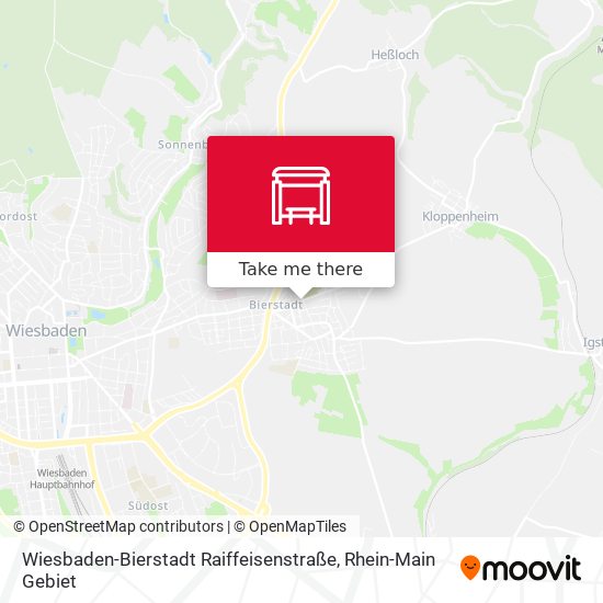 Wiesbaden-Bierstadt Raiffeisenstraße map