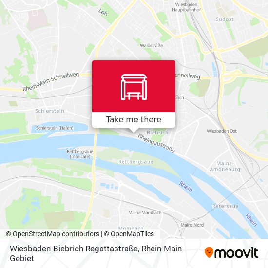 Wiesbaden-Biebrich Regattastraße map