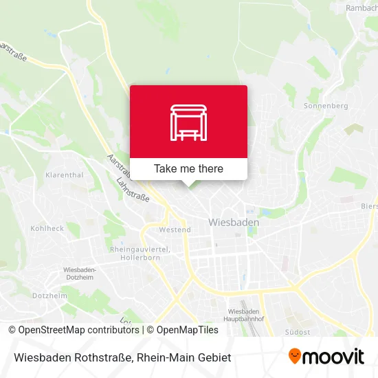 Карта Wiesbaden Rothstraße