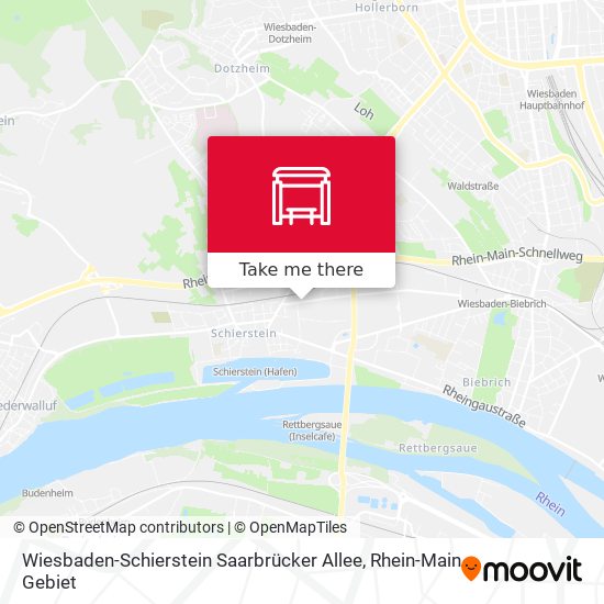 Wiesbaden-Schierstein Saarbrücker Allee map