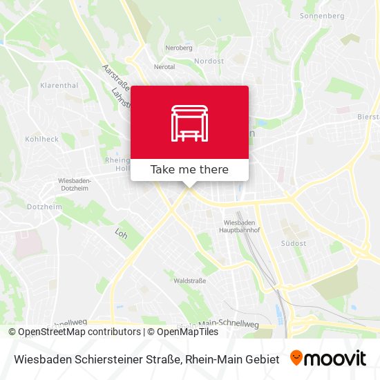 Wiesbaden Schiersteiner Straße map