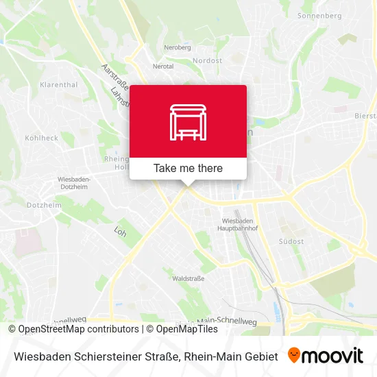 Карта Wiesbaden Schiersteiner Straße