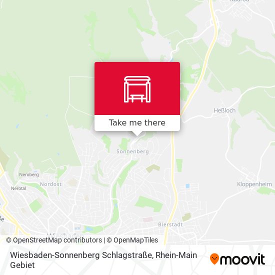 Wiesbaden-Sonnenberg Schlagstraße map