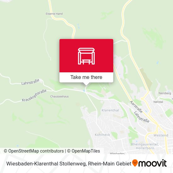 Wiesbaden-Klarenthal Stollenweg map