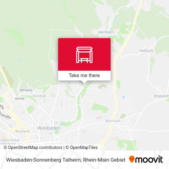 Wiesbaden-Sonnenberg Talheim map