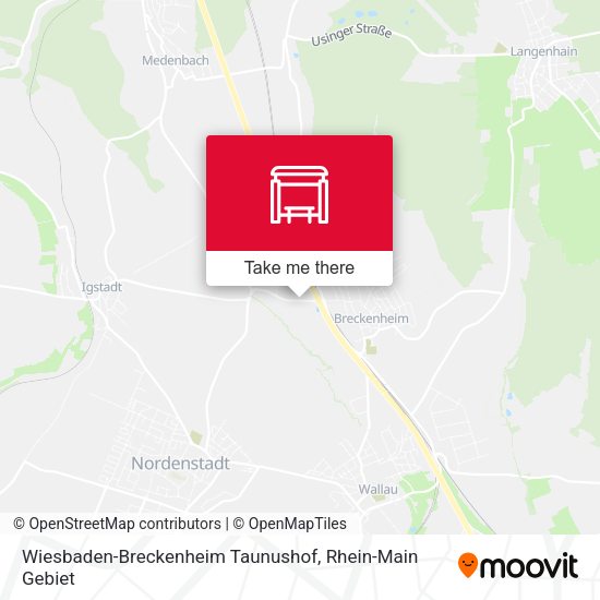 Wiesbaden-Breckenheim Taunushof map
