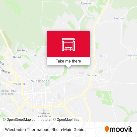 Карта Wiesbaden Thermalbad