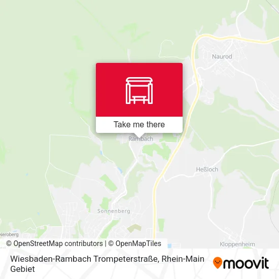 Карта Wiesbaden-Rambach Trompeterstraße