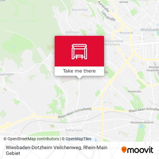 Карта Wiesbaden-Dotzheim Veilchenweg