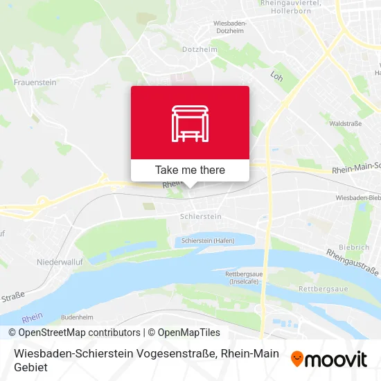 Карта Wiesbaden-Schierstein Vogesenstraße