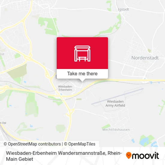 Карта Wiesbaden-Erbenheim Wandersmannstraße