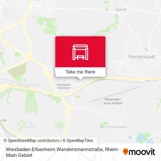 Карта Wiesbaden-Erbenheim Wandersmannstraße