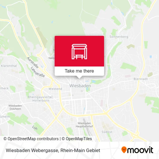 Карта Wiesbaden Webergasse