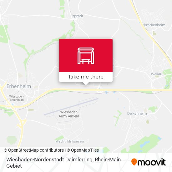 Wiesbaden-Nordenstadt Daimlerring map
