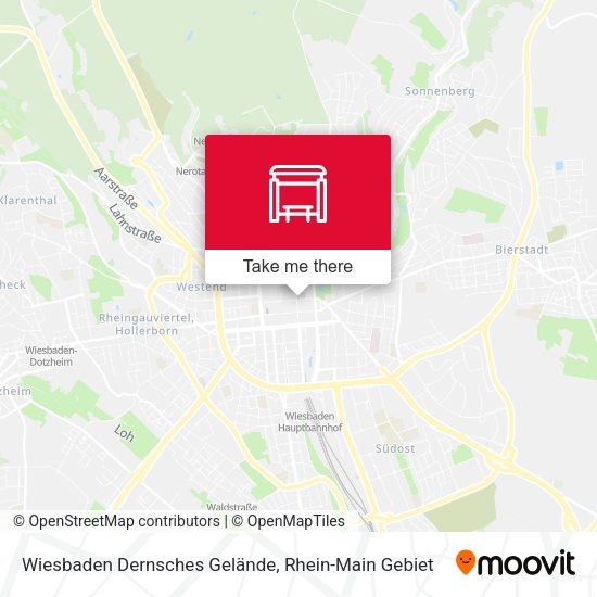 Wiesbaden Dernsches Gelände map