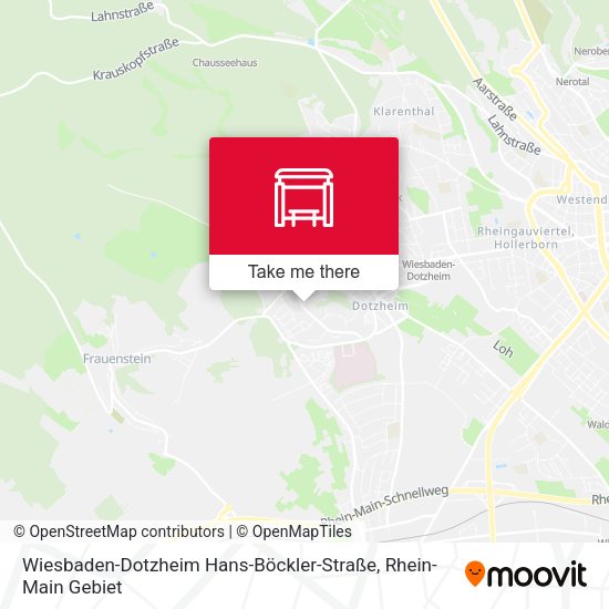 Wiesbaden-Dotzheim Hans-Böckler-Straße map