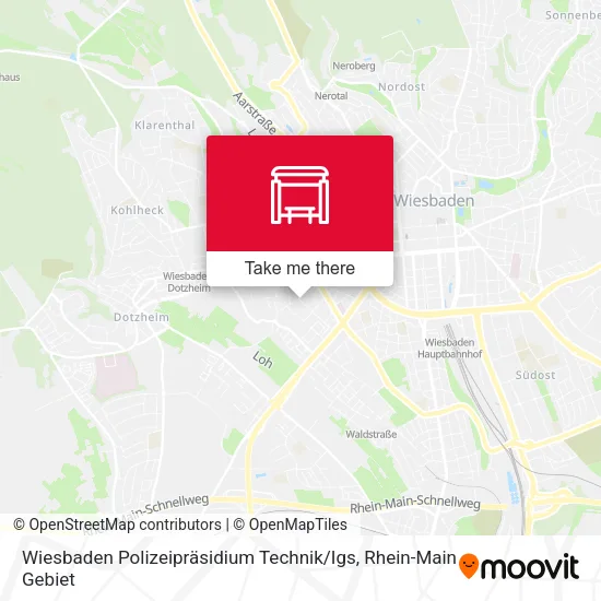 Wiesbaden Polizeipräsidium Technik / Igs map
