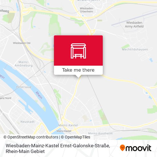Карта Wiesbaden-Mainz-Kastel Ernst-Galonske-Straße