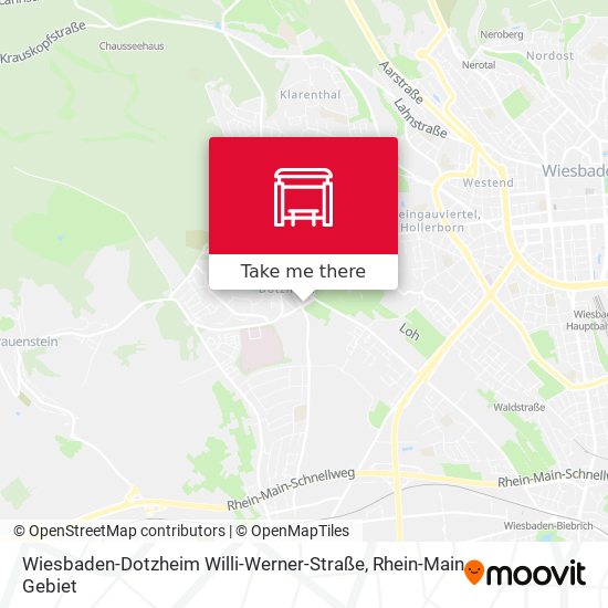 Wiesbaden-Dotzheim Willi-Werner-Straße map