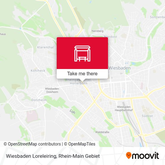 Карта Wiesbaden Loreleiring