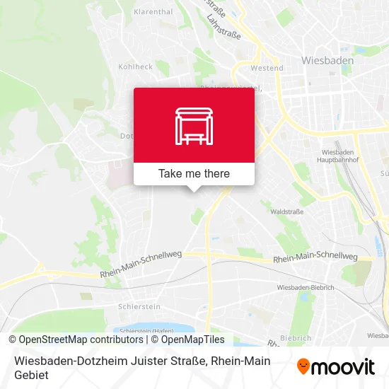 Карта Wiesbaden-Dotzheim Juister Straße