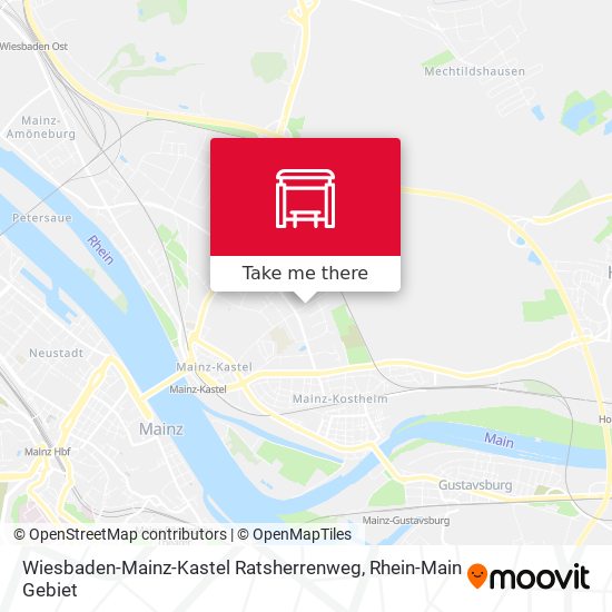 Wiesbaden-Mainz-Kastel Ratsherrenweg map