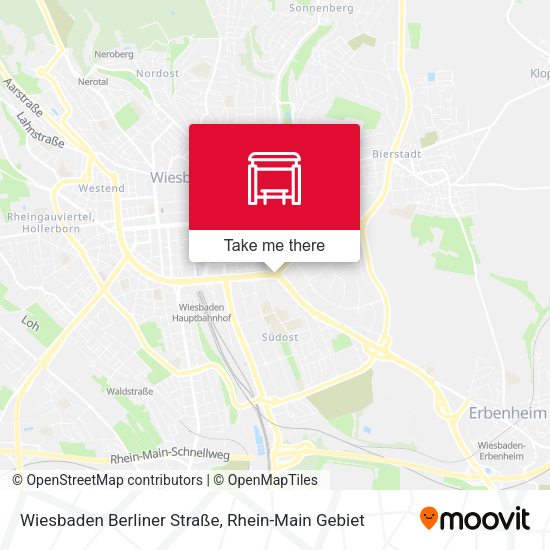 Wiesbaden Berliner Straße map