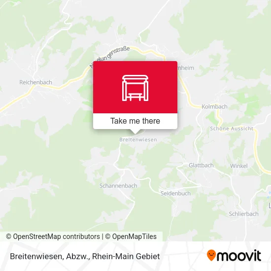 Карта Breitenwiesen, Abzw.