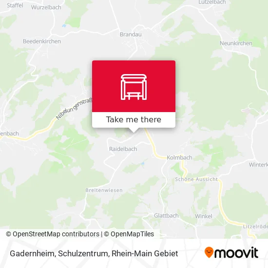 Карта Gadernheim, Schulzentrum