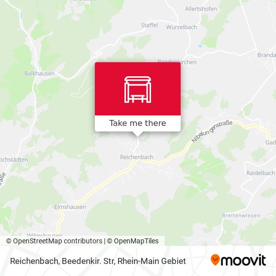 Карта Reichenbach, Beedenkir. Str