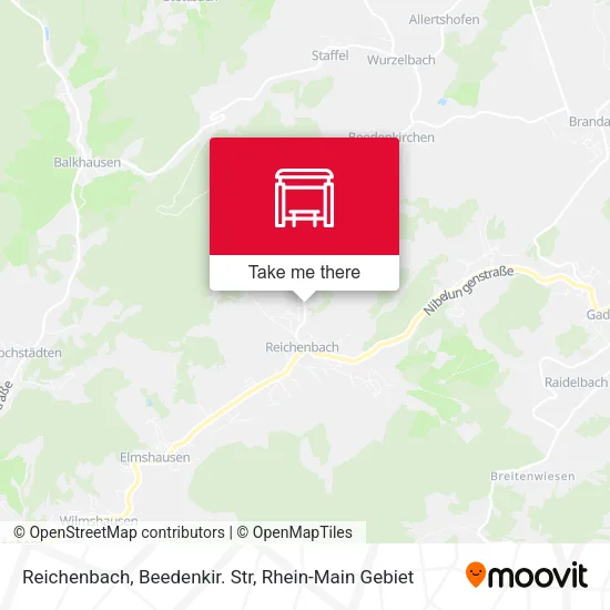 Reichenbach, Beedenkir. Str map