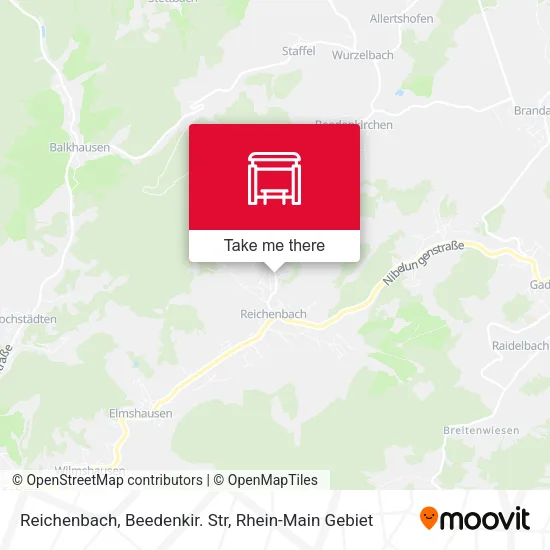Карта Reichenbach, Beedenkir. Str
