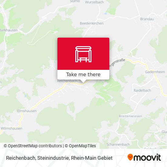 Reichenbach, Steinindustrie map