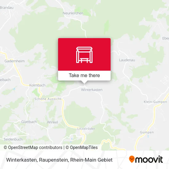 Карта Winterkasten, Raupenstein