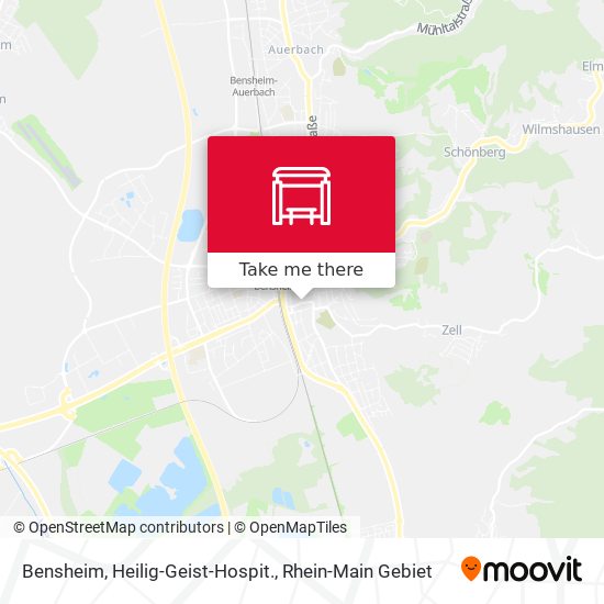 Bensheim, Heilig-Geist-Hospit. map