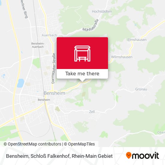 Bensheim, Schloß Falkenhof map