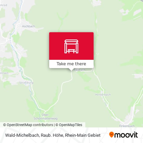 Карта Wald-Michelbach, Raub. Höhe