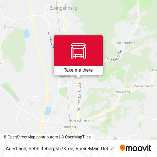 Карта Auerbach, Behhilfebergstr/Kron