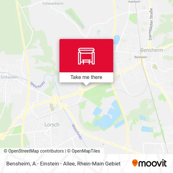 Карта Bensheim, A.- Einstein - Allee