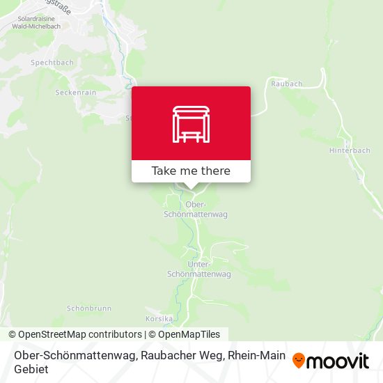 Ober-Schönmattenwag, Raubacher Weg map