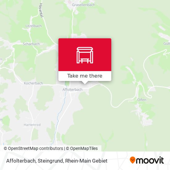 Affolterbach, Steingrund map