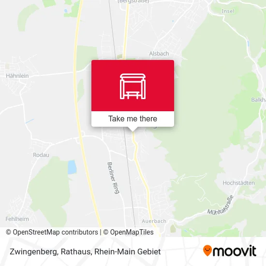 Zwingenberg, Rathaus map