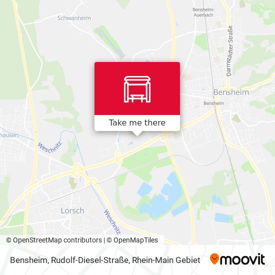 Bensheim, Rudolf-Diesel-Straße map