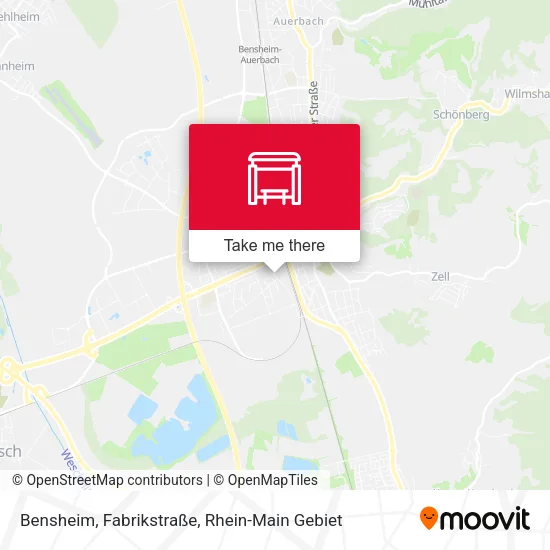 Карта Bensheim, Fabrikstraße