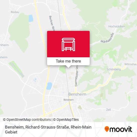 Bensheim, Richard-Strauss-Straße map