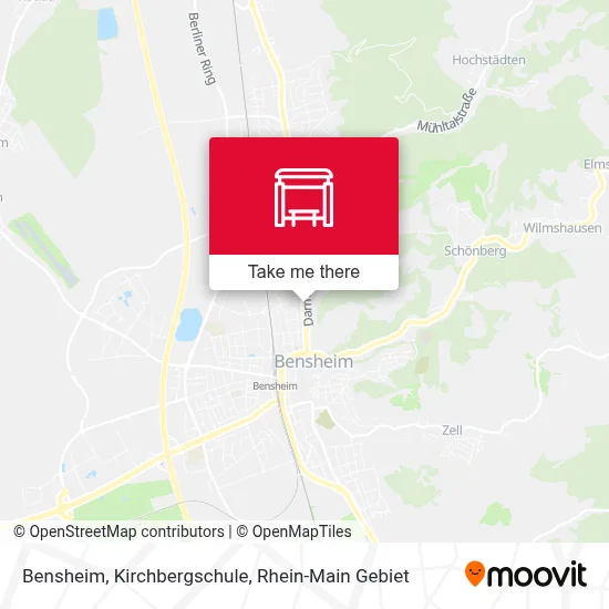 Bensheim, Kirchbergschule map