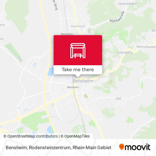 Bensheim, Rodensteinzentrum map