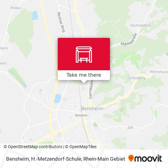 Bensheim, H.-Metzendorf-Schule map