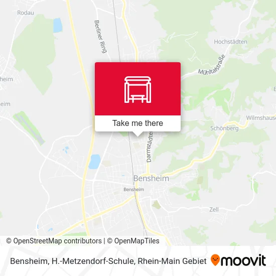 Карта Bensheim, H.-Metzendorf-Schule