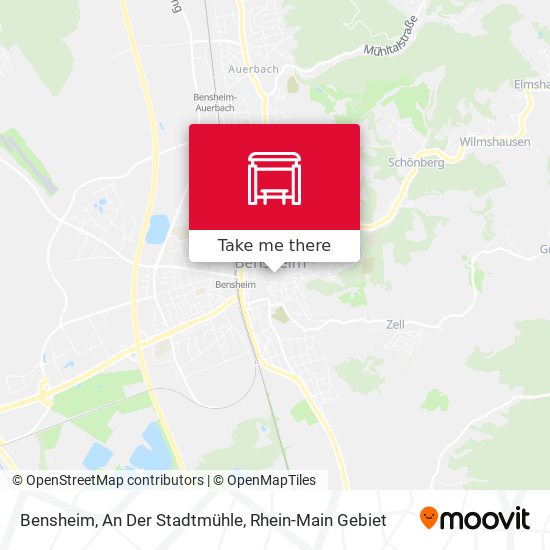 Bensheim, An Der Stadtmühle map